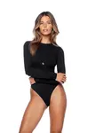 GOD SAVE QUEENS Body GOD SAVE QUEENS LONG SLEEVE CREW-NECK BODYSUIT