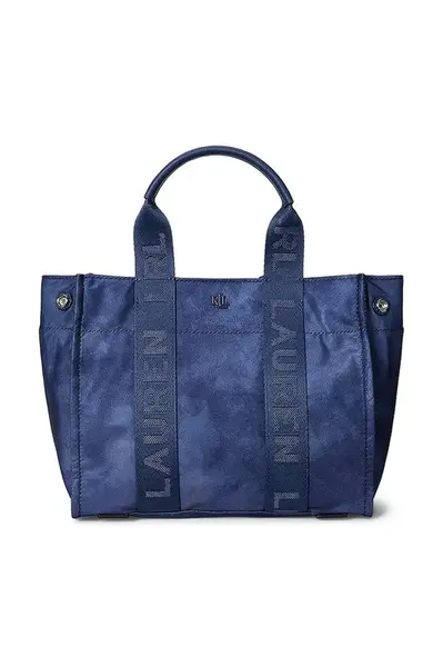 Kabelka Lauren Ralph Lauren černá barva, 431962612