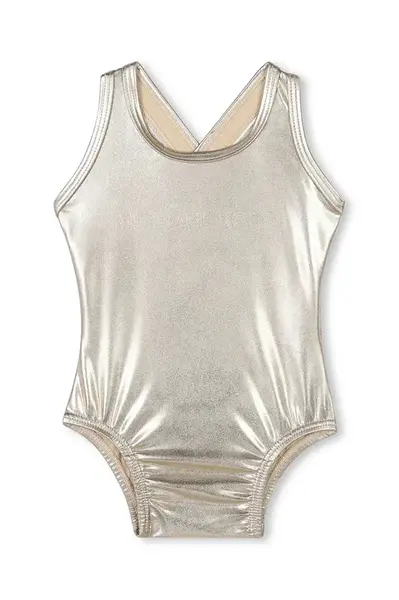 Jednodílné dětské plavky Michael Kors zlatá barva, R30313