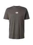 ARMANI EXCHANGE Tričko  svetlohnedá / biela