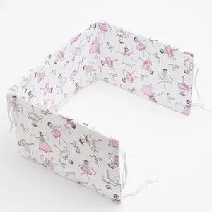 NEW BABY ROMANCE Mantinel do postýlky, bílá, velikost
