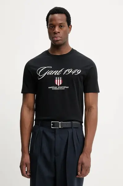 Bavlněné tričko Gant