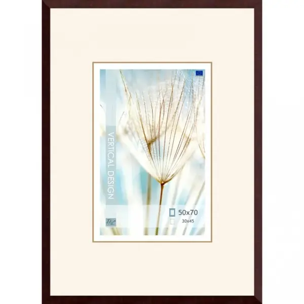 Dřevěný rám tmavě hnědý Avon – 50x70cm