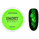 NEONAIL Effect Smoky barevný pudr na nehty odstín No. 1 Green 2 g