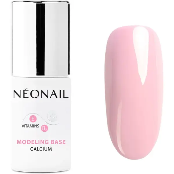 NEONAIL Modeling Base Calcium podkladový lak pro gelové nehty s vápníkem odstín Blush Boomer 7,2 ml
