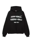 Pull&Bear Mikina 'SUDADERA'  čierna / biela