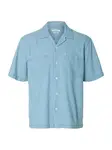 SELECTED Košeľa 'SLHCarlo'  modrá denim
