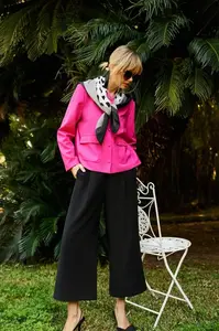 Marisse Women's Trousers L-Sp-4634 Black