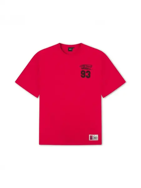 AND1 Tričko 'Core 93'  červená / čierna