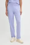HUGO tepláky dámské s modalem SIGNATURE_PANT