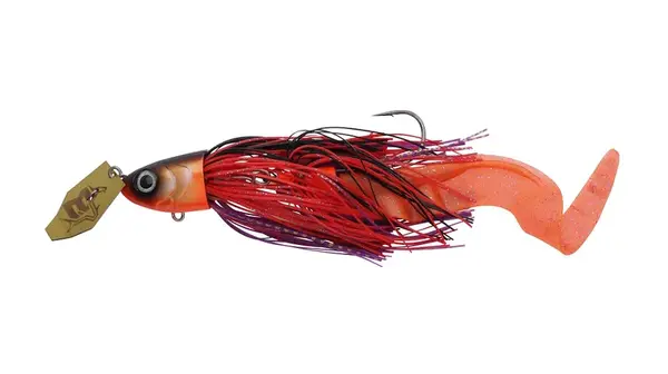 Abu garcia třpytka beast bladed jig sinking redtiger 25 cm 50 g