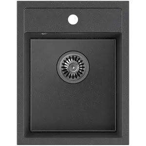 Dřez Forte 90 černá 390x500x200