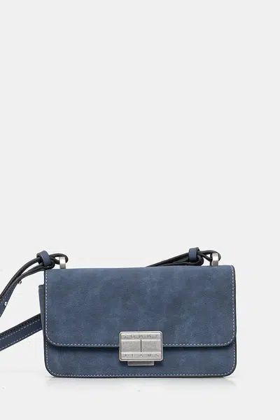 Kabelka Tommy Jeans modrá barva, AW0AW17306