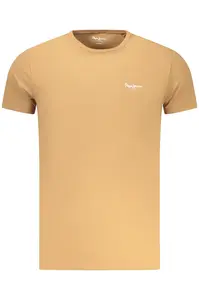Hnědé triko Pepe Jeans