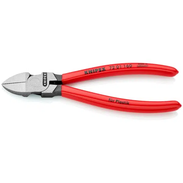 Boční štípací kleště na plasty, 160 mm - KNIPEX 72 01 160
