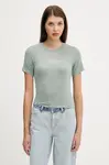 Tričko Juicy Couture SHEER FITTED TEE