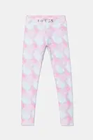 Dětské legíny Guess růžová barva, J5YB00 MC01P