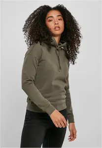 Women's Organic Olive Hooded Jacket