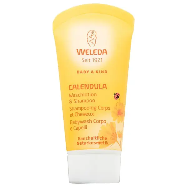 Weleda Baby and Child šampón a sprchový gél pre deti nechtík 20 ml