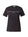 TOMMY HILFIGER Tričko  čierna / biela