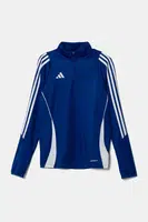 Dětská mikina adidas Performance modrá barva, s aplikací, IR9364