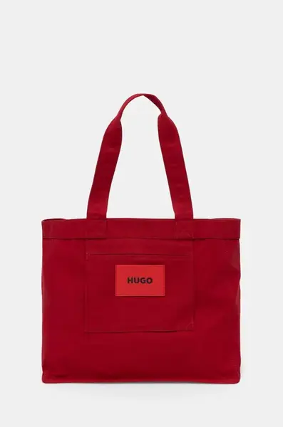 Kabelka HUGO červená barva, 50536267