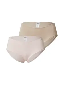 Skiny Nohavičky  svetlohnedá / slivková