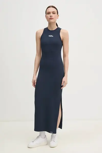 Šaty Red Bull Racing x Pepe Jeans LOGO RIB MAXI DRESS