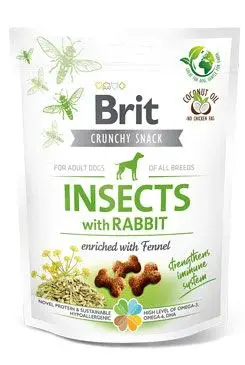 Brit Care Dog Crunchy Cracker Insects Rabbit Fennel 200g