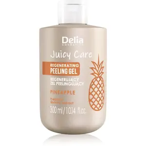 Delia Cosmetics Juicy Care Pineapple telový peeling s regeneračným účinkom 300 ml