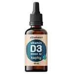 ALLNATURE Vitamin D3 forte 2000IU kvapky 30 ml