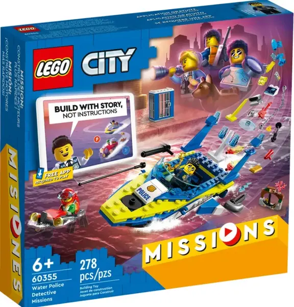 Mise detektiva pobřežní stráže - LEGO City (60355)