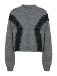 Noisy may Sveter 'NMSUTTON'  tmavosivá / čierna