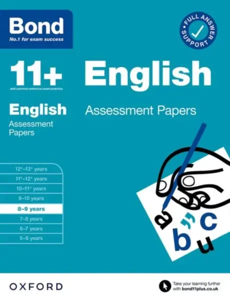 Bond 11+ English Assessment Papers 8-9 years (for GL Assessment & other 11 plus exams) - Lindsay Sarah, Bond 11+