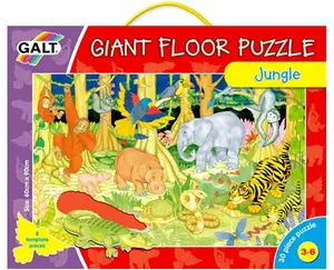 Velké podlahové puzzle- Zvířátka v džungli