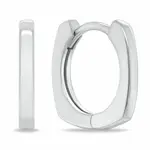 Brilio Silver Kruhové stříbrné náušnice pro ženy EA1169W