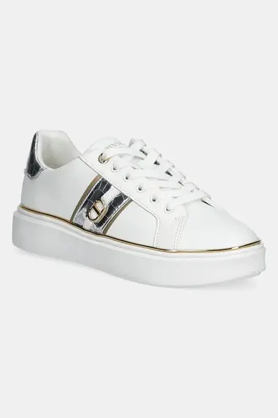 Tenisky Twinset bílá barva, 251TCP01A