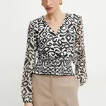 Halenka Morgan TNAYA dámská, béžová barva, vzorovaná, TNAYA