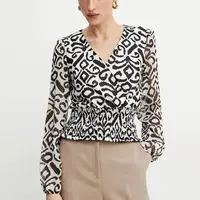 Halenka Morgan TNAYA dámská, béžová barva, vzorovaná, TNAYA