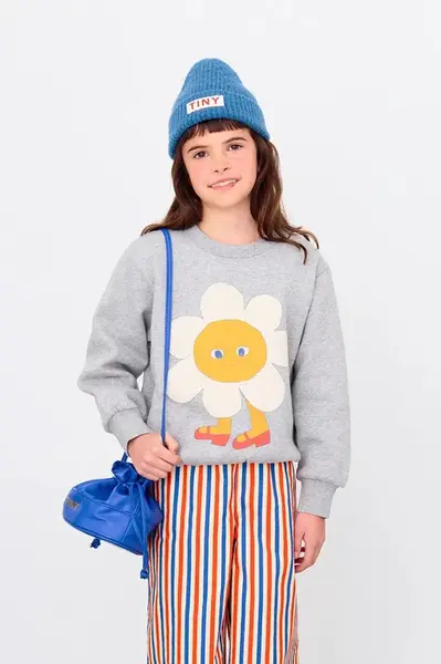 Detská bavlnená mikina Tinycottons FLOWER GRAPHIC SWEATSHIRT