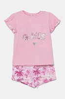 Kojenecká sada Guess růžová barva, A5GG13 K6YW4