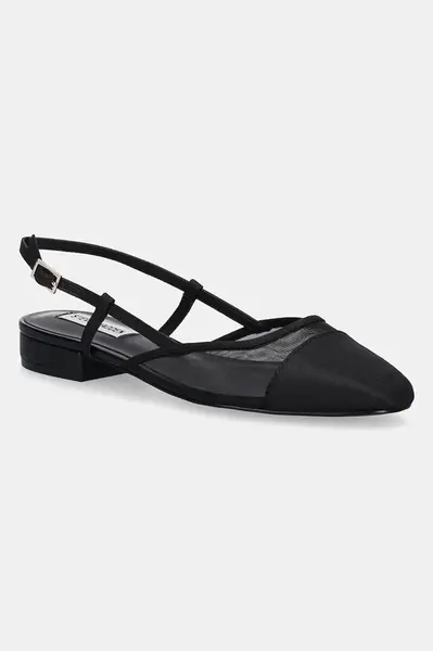 Baleríny Steve Madden Belinda-M černá barva, s odkrytou patou, SM11003766