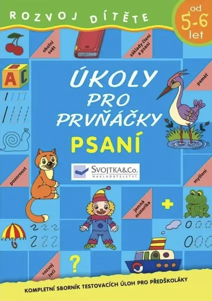 Úkoly pro prvňáčky - Psaní od 5-6 let