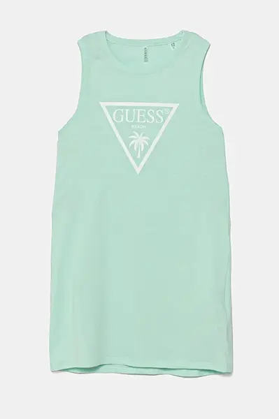 Dětské bavlněné šaty Guess