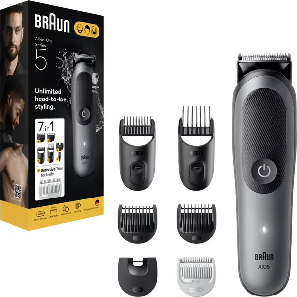 Braun All-In-One Series 5 AIO5520 sada pro péči o vlasy a tělo 7 v 1 1 ks