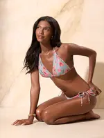 Lipsy Bikiny 'Liyana'  kaki / pastelovo zelená / ružová / biela