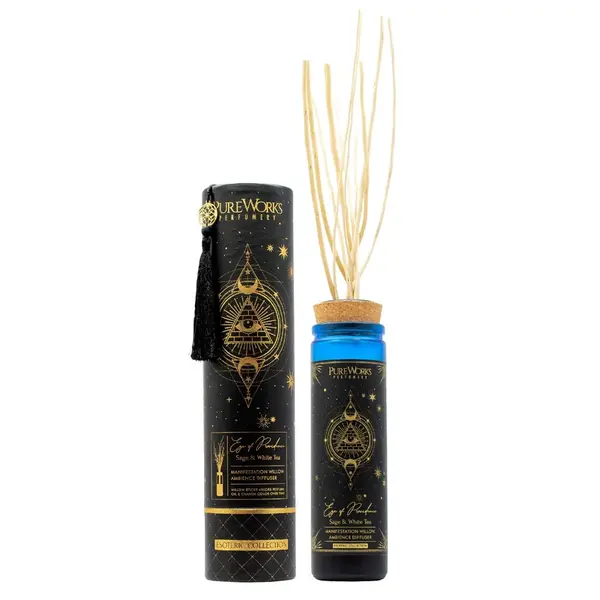 Song of India Organický vonný difuzér Pure Works - Sage & White Tea 100 ml