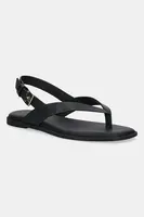 Kožené sandály Tommy Hilfiger COLOR BLOCK THONG FLAT SANDAL