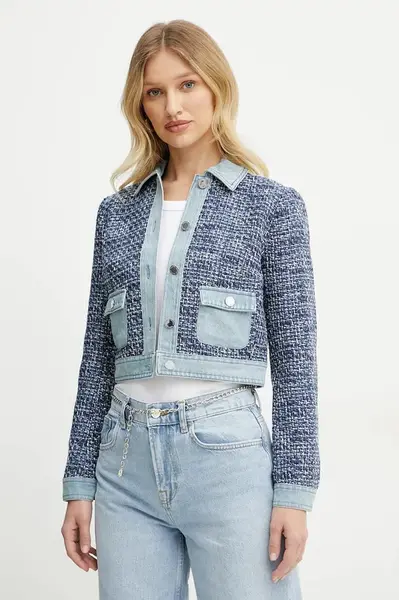 Bunda Morgan VOCI modrá barva, přechodná, VOCI