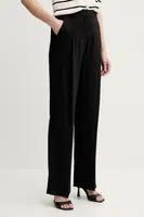 Kalhoty Silvian Heach NIEVA dámské, černá barva, high waist, GPP25374PA